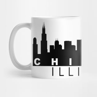 Chicago Illinois Chicago Skyline Mug